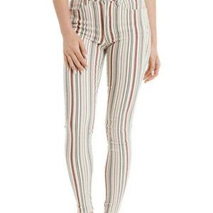 American Eagle Striped High Rise Jegging Next Level Stretch Jeans Size 6